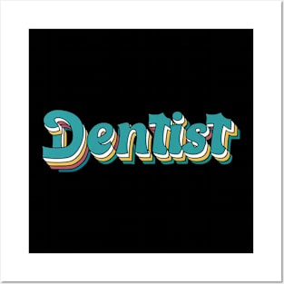 Cool retro dentist Posters and Art